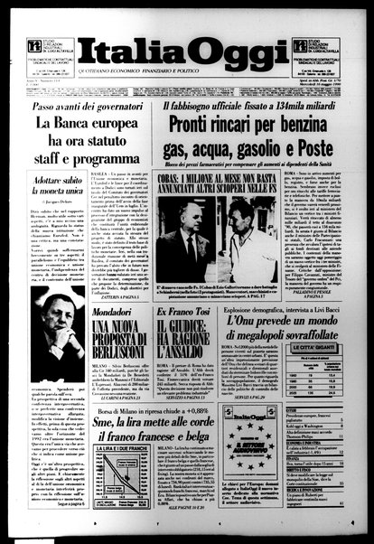 Italia oggi : quotidiano di economia finanza e politica